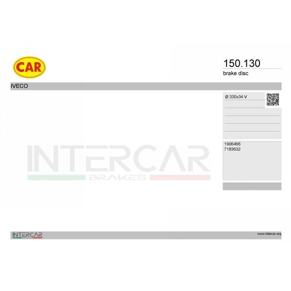 CAR 150.130 Bremsscheibe