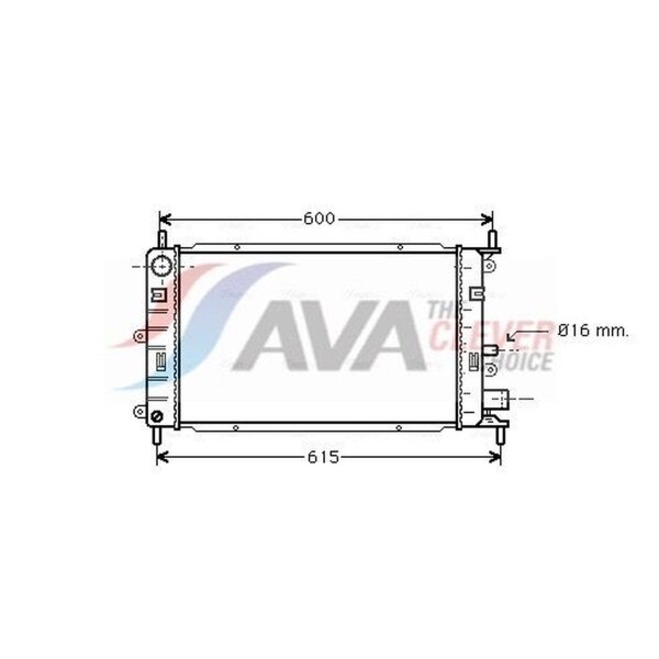 AVA Clever Choice FD2150 Kühler, Motorkühlung