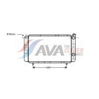 AVA Clever Choice RT2058 Kühler, Motorkühlung
