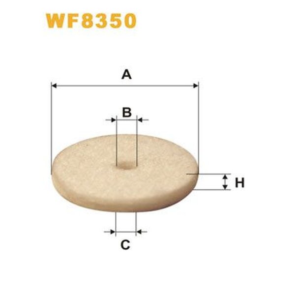 WIX FILTERS WF8350 Kraftstofffilter