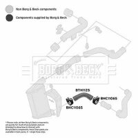BORG & BECK BTH1125 Ladeluftschlauch