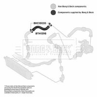 BORG & BECK BTH1598 Ladeluftschlauch