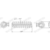 MONROE SP3283 Fahrwerksfeder