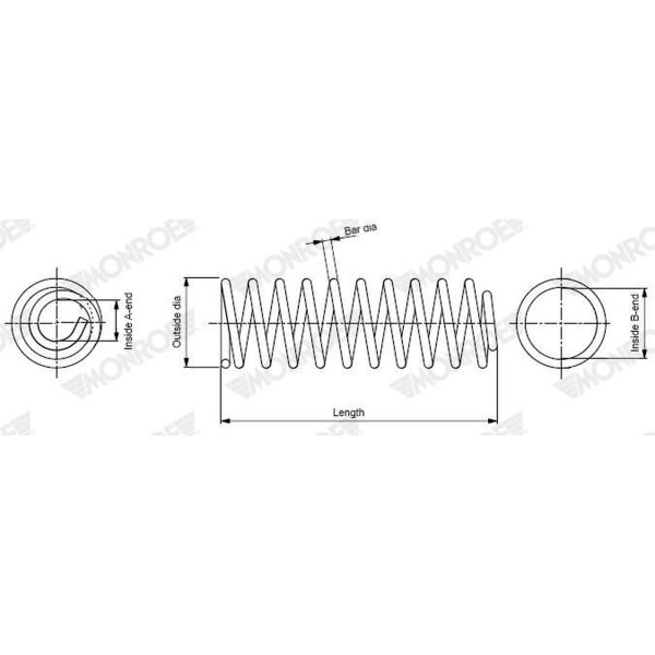 MONROE SP4930 Fahrwerksfeder