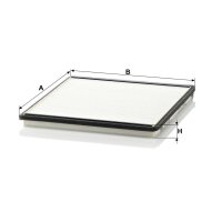 MANN-FILTER CU 2734 Filter, Innenraumluft