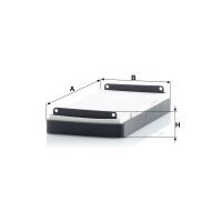 MANN-FILTER CU 2745-2 Filter, Innenraumluft