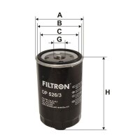 FILTRON OP 526/3 Ölfilter