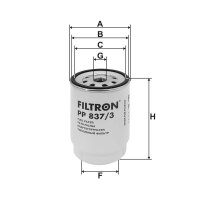 FILTRON PP 837/3 Kraftstofffilter