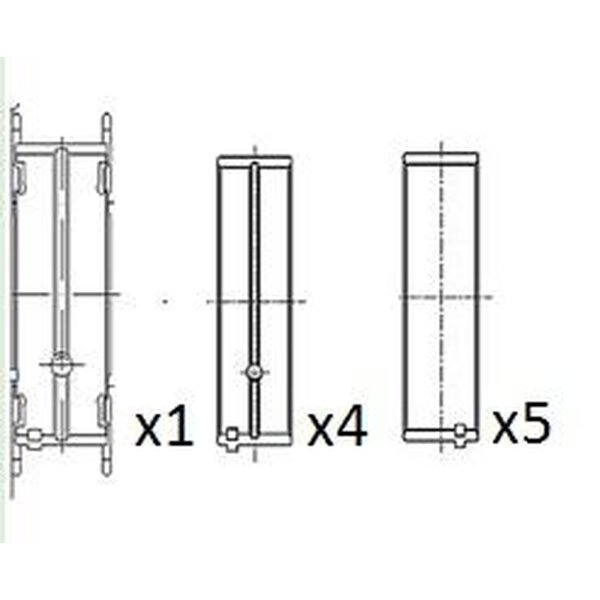 FAI AutoParts BM1010-STD Kurbelwellenlagerschale