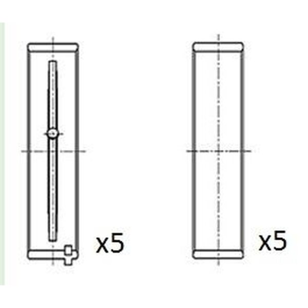 FAI AutoParts BM1019-STD Kurbelwellenlagerschale