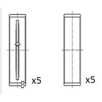 FAI AutoParts BM1019-STD Kurbelwellenlagerschale
