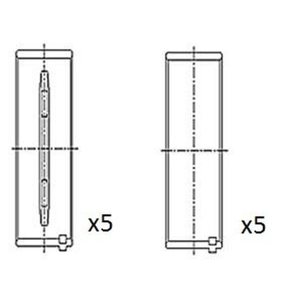 FAI AutoParts BM1057-STD Kurbelwellenlagerschale