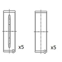 FAI AutoParts BM1057-STD Kurbelwellenlagerschale