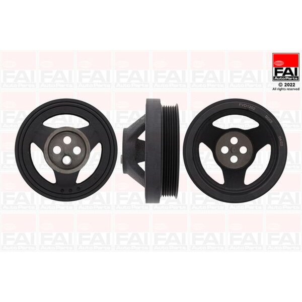 FAI AutoParts FVD1202 Riemenscheibe, Kurbelwelle