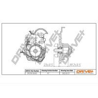 DR!VE+ DP2310.10.003 Wasserpumpe, Motorkühlung