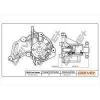 DR!VE+ DP2310.10.014 Wasserpumpe, Motorkühlung