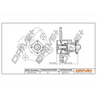 DR!VE+ DP2310.10.021 Wasserpumpe, Motorkühlung