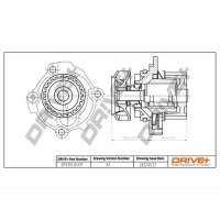 DR!VE+ DP2310.10.031 Wasserpumpe, Motorkühlung