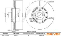DR!VE+ DP1010.11.0344 Bremsscheibe
