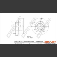 DR!VE+ DP1010.11.0443 Bremsscheibe