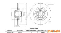 DR!VE+ DP1010.11.1663 Bremsscheibe
