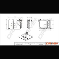 DR!VE+ DP1110.14.0034 Hydraulikfilter, Automatikgetriebe