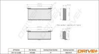 DR!VE+ DP1110.12.0382 Filter, Innenraumluft