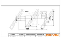 DR!VE+ DP2110.10.1231 Gelenksatz, Antriebswelle