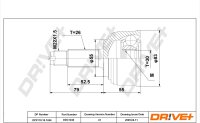 DR!VE+ DP2110.10.1244 Gelenksatz, Antriebswelle