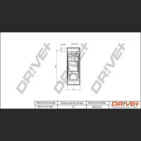 DR!VE+ DP2110.10.1654 Gelenksatz, Antriebswelle