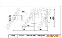 DR!VE+ DP2110.10.3068 Gelenksatz, Antriebswelle