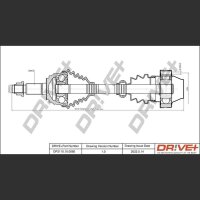 DR!VE+ DP2110.10.0060 Antriebswelle