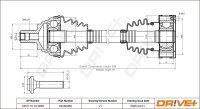 DR!VE+ DP2110.10.0065 Antriebswelle
