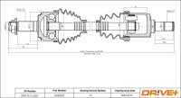 DR!VE+ DP2110.10.2253 Antriebswelle