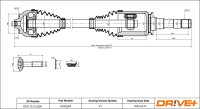 DR!VE+ DP2110.10.2264 Antriebswelle