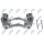 NTY HZT-FR-021A Halter, Bremssattel
