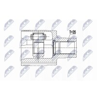 NTY NPW-BM-122 Gelenksatz, Antriebswelle