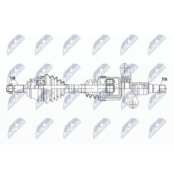 NTY NPW-BM-137 Antriebswelle