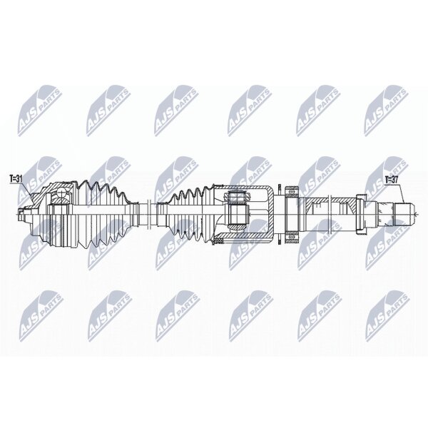 NTY NPW-BM-167 Antriebswelle