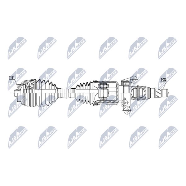 NTY NPW-BM-250 Antriebswelle