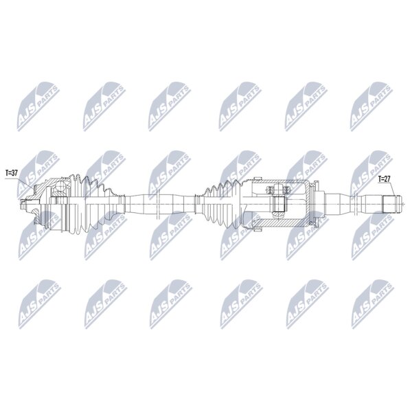 NTY NPW-BM-252 Antriebswelle