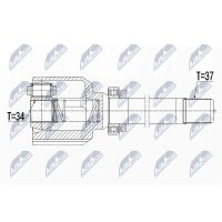 NTY NPW-CT-108 Gelenksatz, Antriebswelle