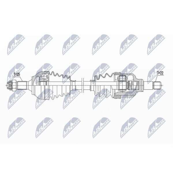 NTY NPW-CT-115 Antriebswelle