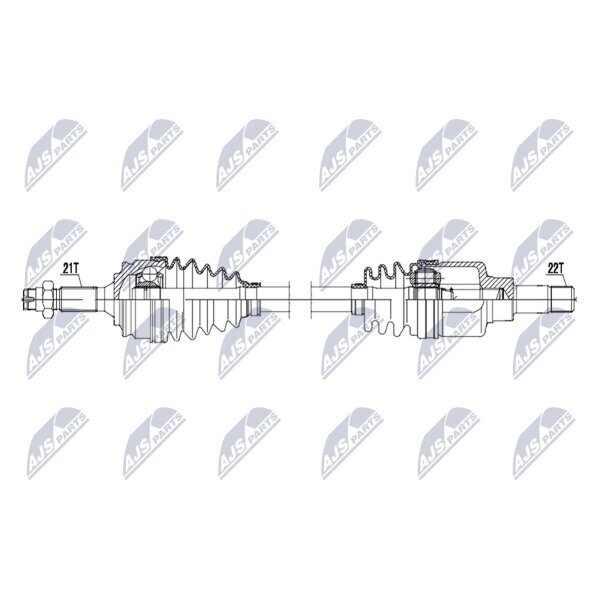 NTY NPW-CT-169 Antriebswelle