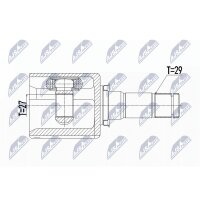 NTY NPW-FR-087 Gelenksatz, Antriebswelle