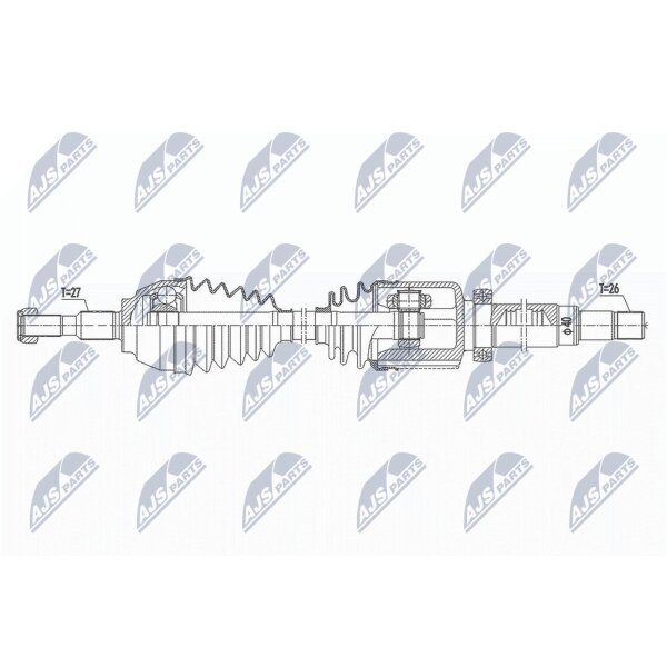 NTY NPW-FR-115 Antriebswelle