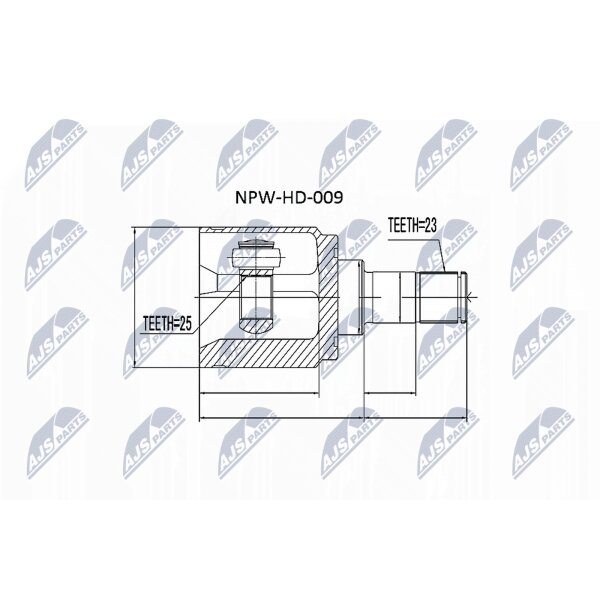 NTY NPW-HD-009 Gelenksatz, Antriebswelle
