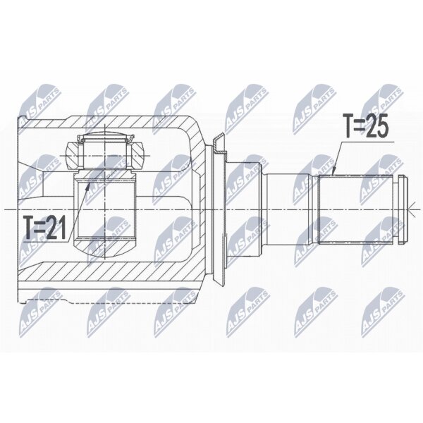 NTY NPW-HY-548 Antriebswelle