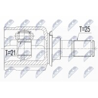 NTY NPW-HY-548 Antriebswelle