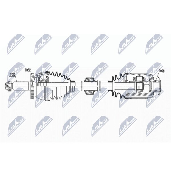 NTY NPW-HY-575 Antriebswelle